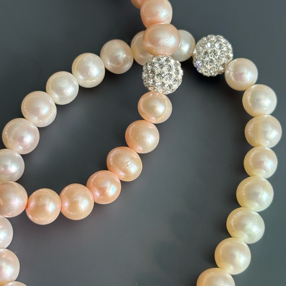 3 Pearl stretch bracelets - Picture 4 of 8
